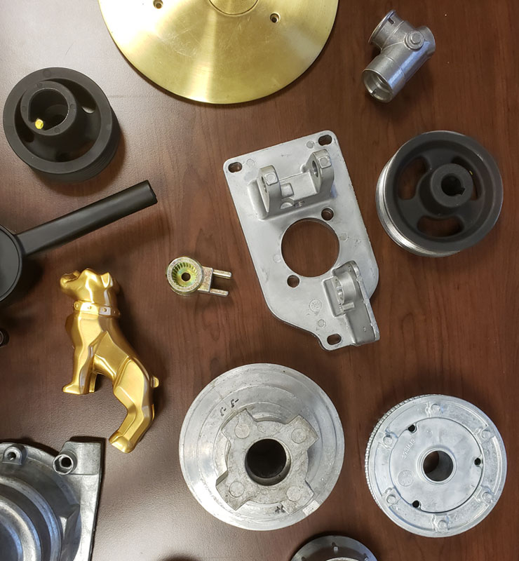 Dichromated cast parts